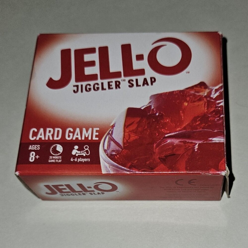 JELL-O Jiggler Slap Card Game (box shows wear, cards still new/factory sealed)